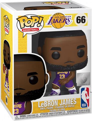 Figurine Funko Pop! N°66 - NBA - Lakers Lebron James